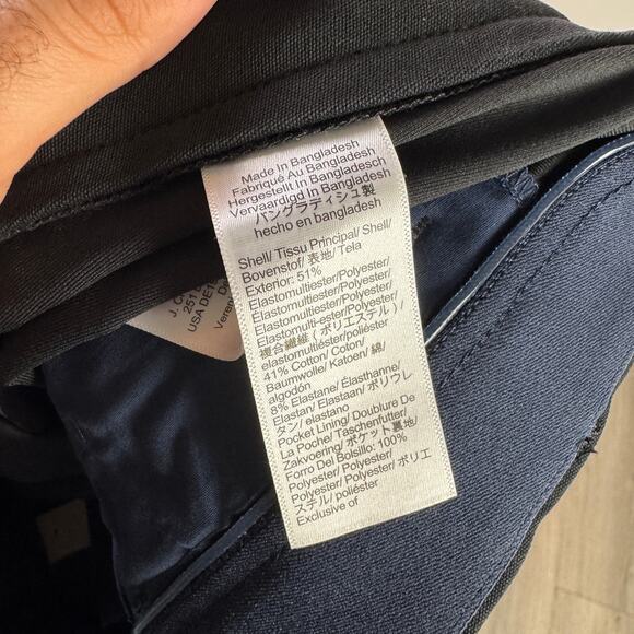 J.Crew Performance 1040 Athletic Tapered-Fit Tech Pants Mens 36x34 Black Stretch - Picture 8 of 10